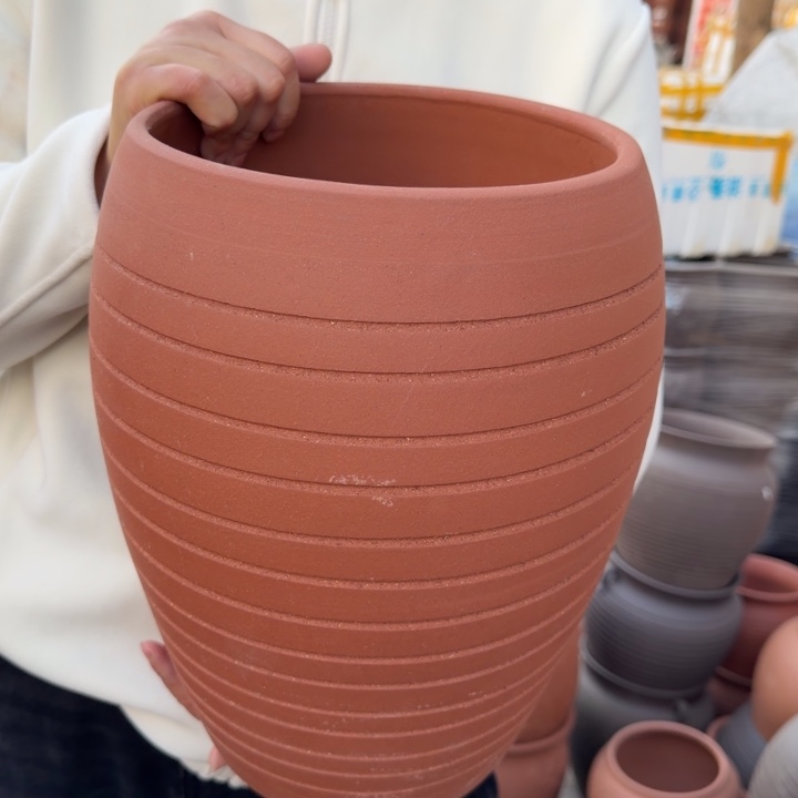 花盆紫砂口22高33宜兴紫砂 