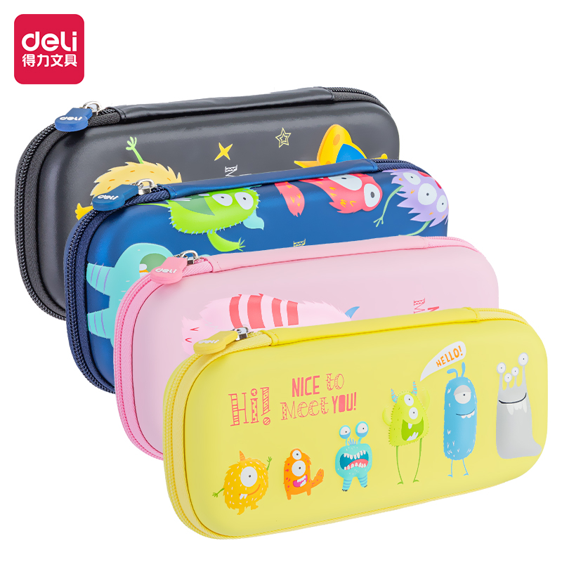 【直播】得力67119小饿魔EVA多用途笔袋(混)