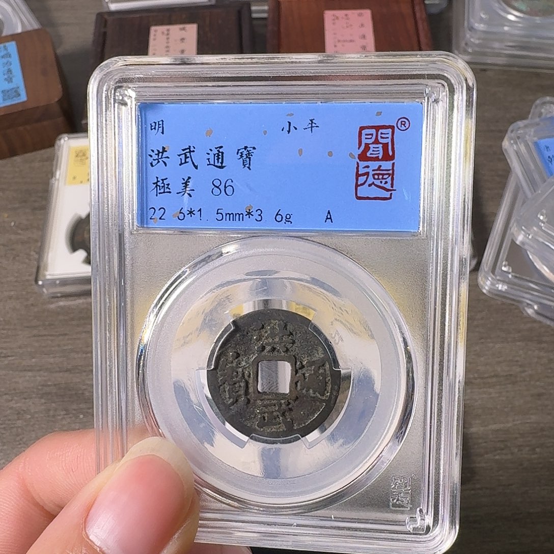 铜A闻博文化洪武通宝