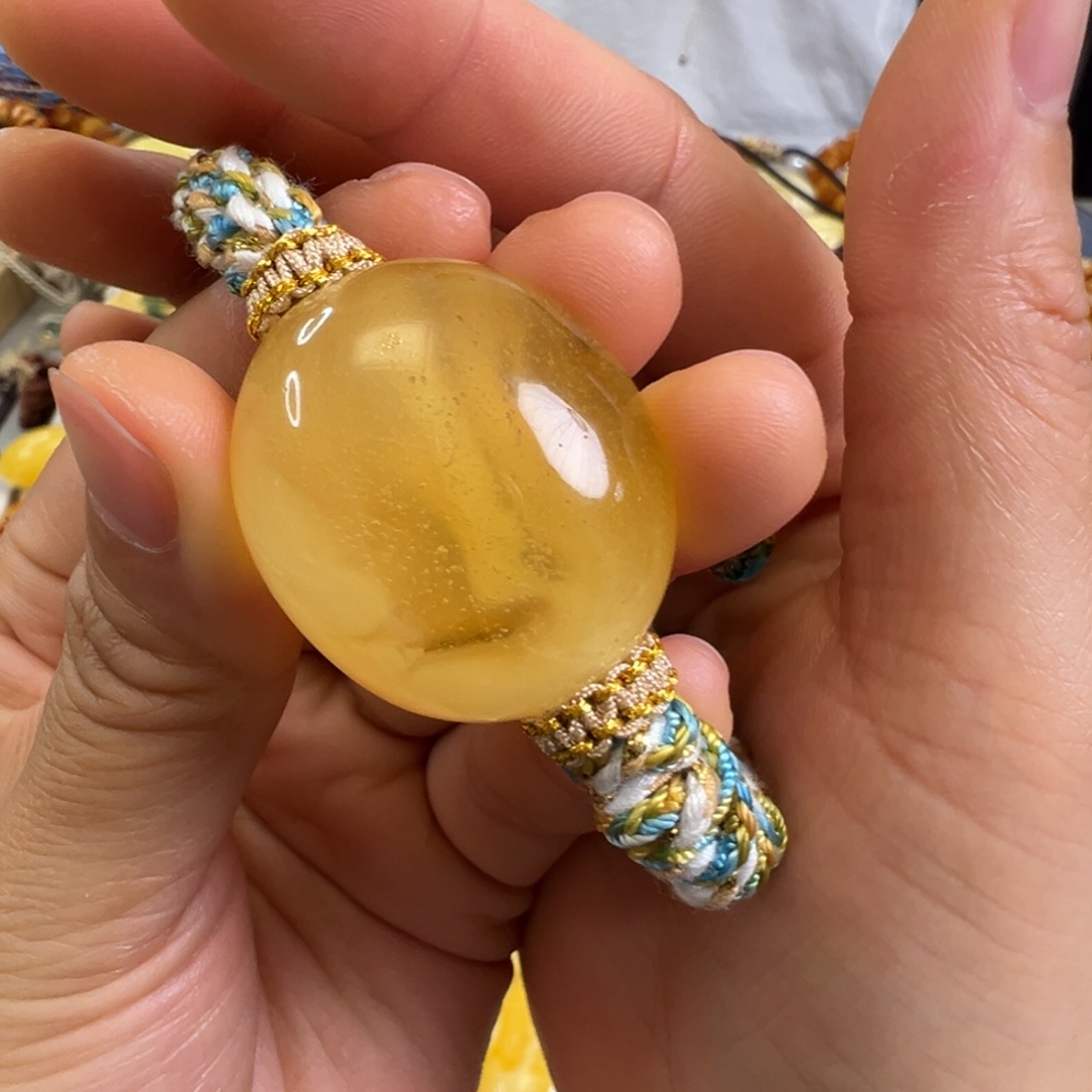 未镶嵌琥珀裸石蜜蜡