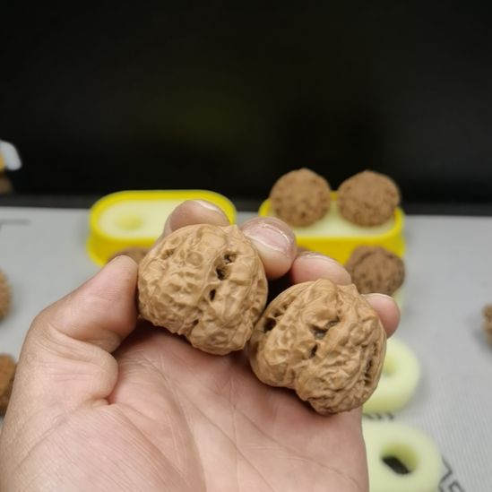 小***串文玩核桃把件蛤蟆头