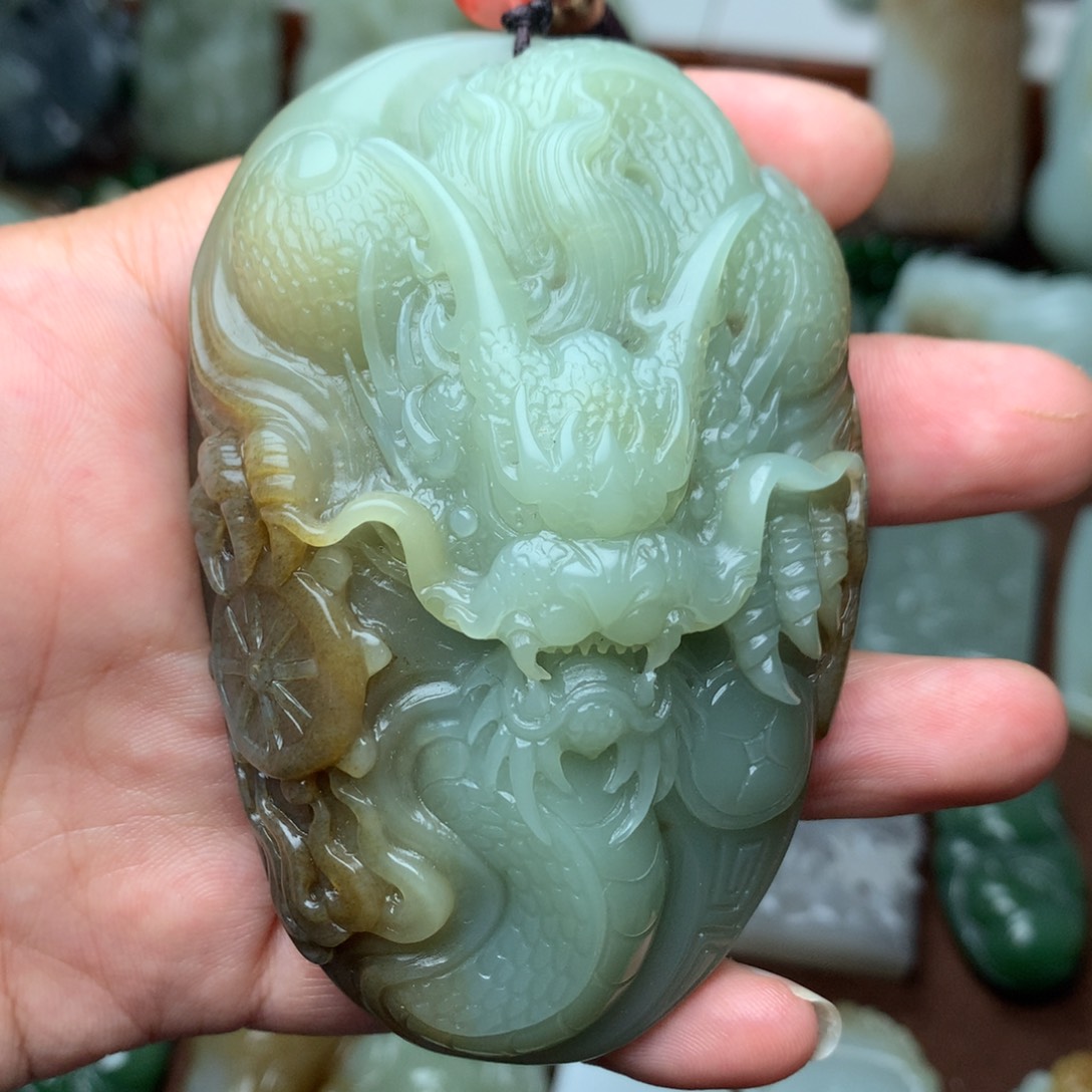 和田玉手把未镶嵌