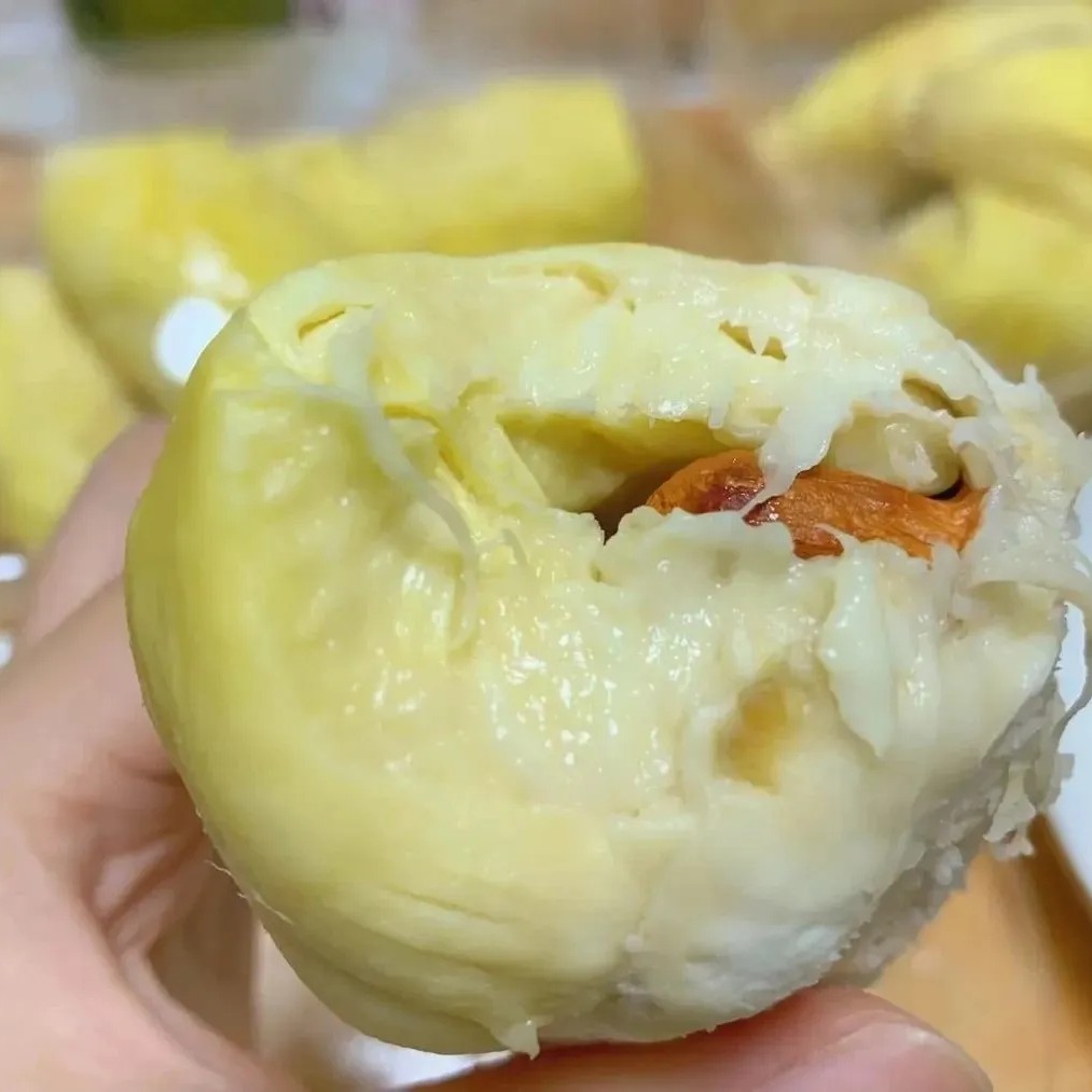 一果一拍同城送到家泰国金枕鲜榴莲核小干包1号链接5斤左右重单果金枕泰国东部