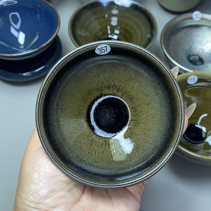 茶盏建窑建盏柴烧主人杯
