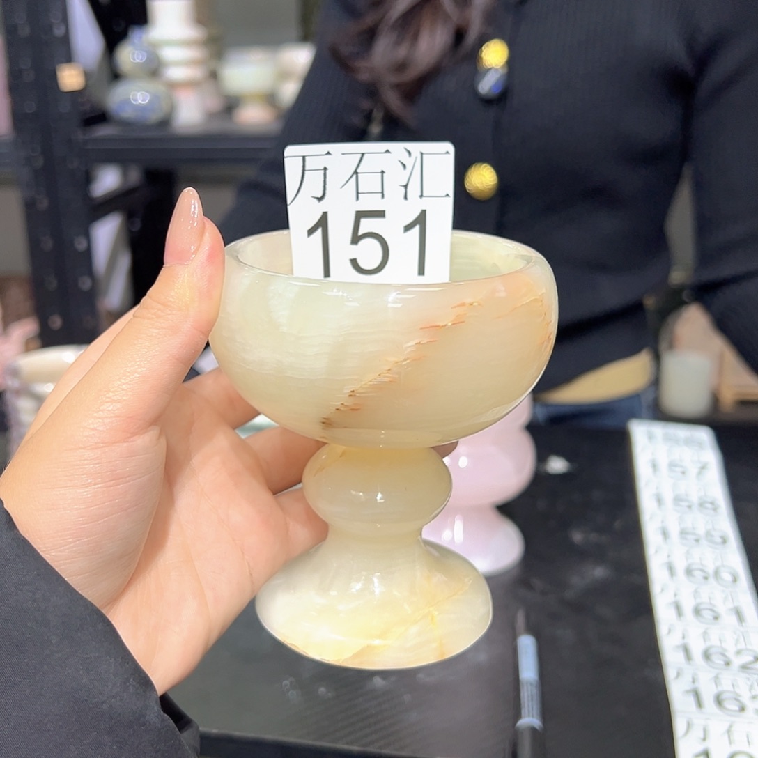 石材151红花冰淇淋杯