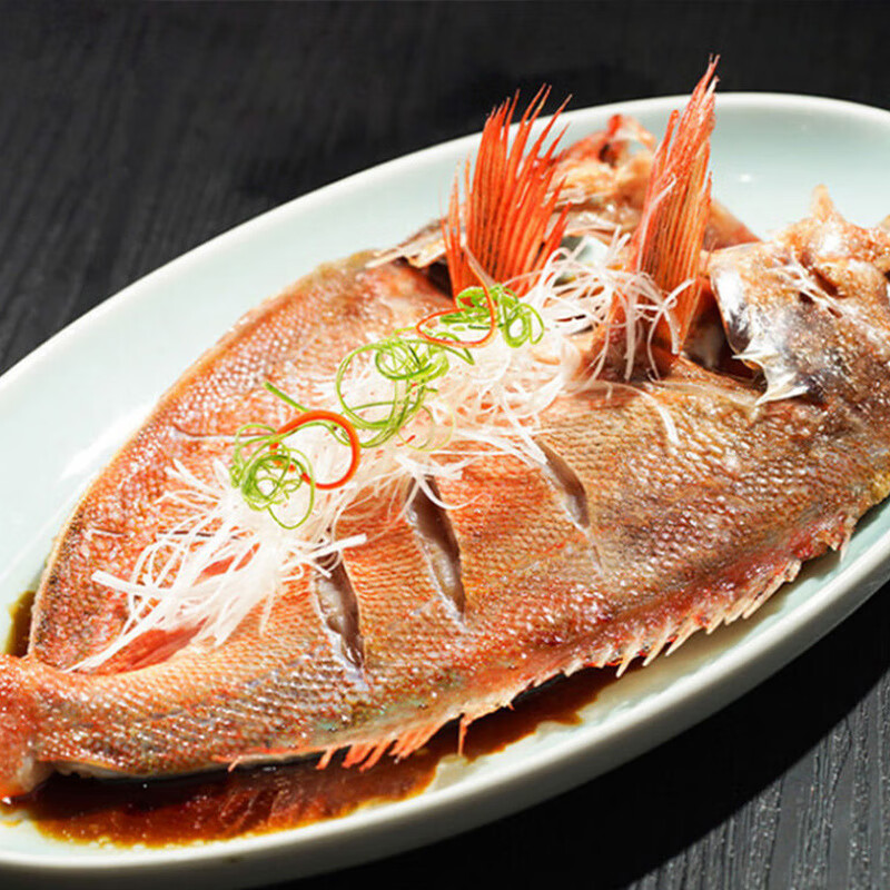 【红石斑鱼】大眼红石斑鱼开背超大去鳞去腮去内脏开袋即食海鲜水产