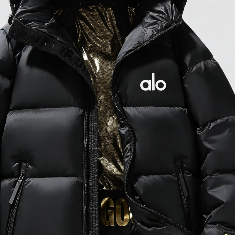 直播爆款黑金短款羽绒服连帽保暖冬季防风情侣潮流加厚户外运动