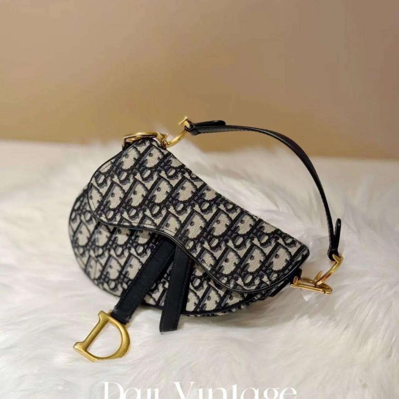 大吉中古/Dior mini马鞍手提包