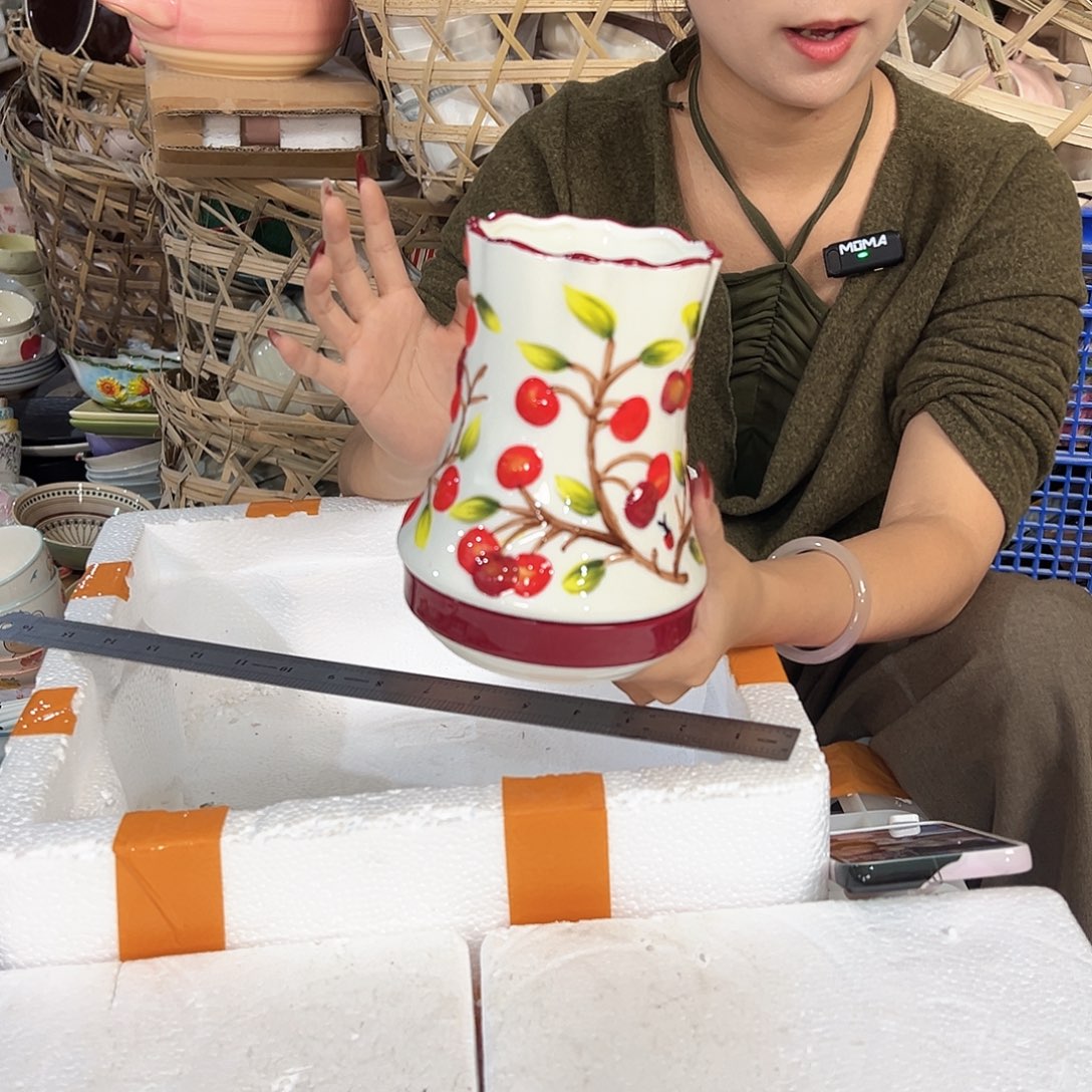 靛***蓝潮州陶瓷工厂微瑕