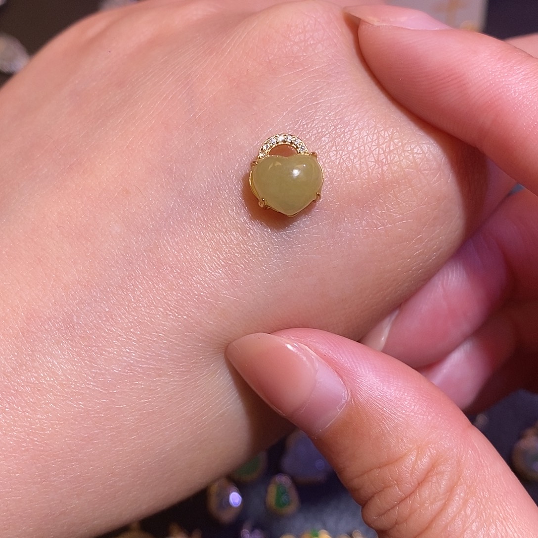 翡翠银S925镶嵌项链