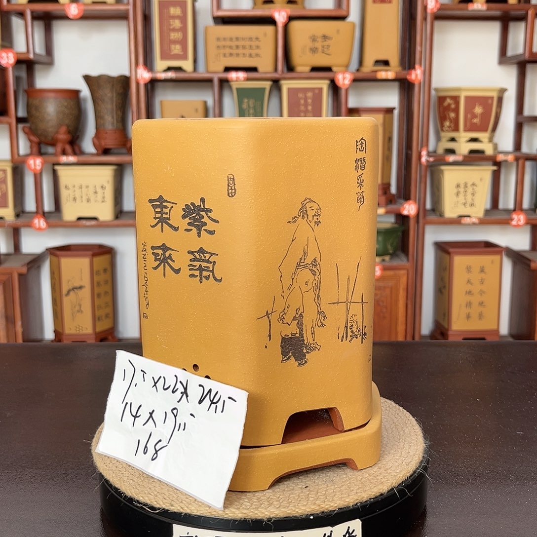 紫砂花盆紫砂花盆