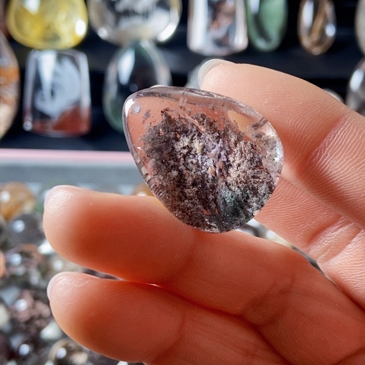 水晶颈饰未镶嵌水滴