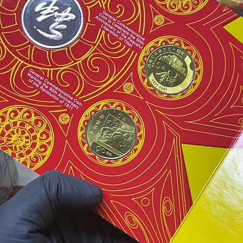 阳***心其他普通金属2001年纪念币册，，，，