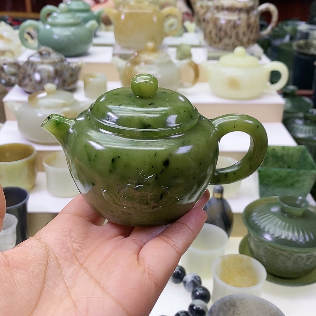 和田玉茶壶未镶嵌用****7