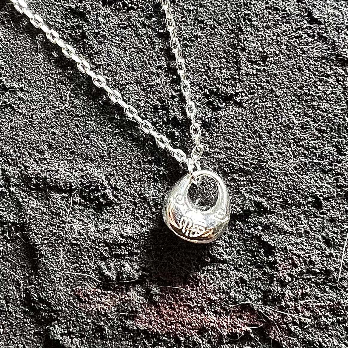 坠链均足银 轻奢小福袋项链