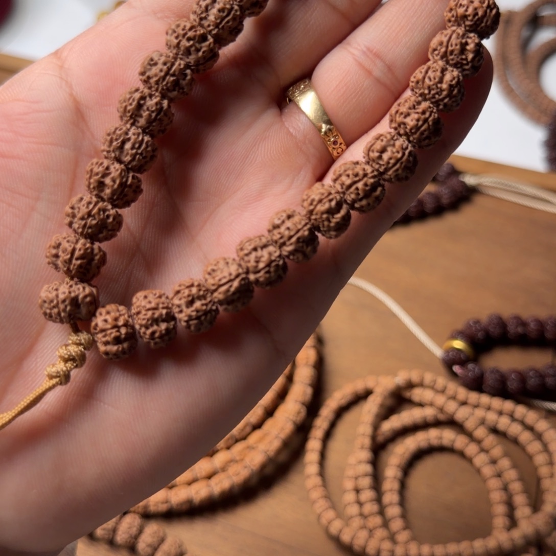 金刚菩提吊坠平细单圈