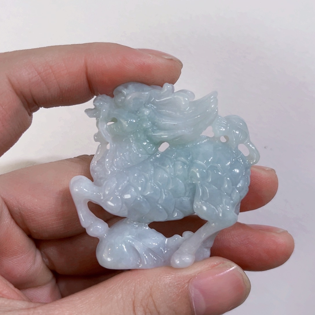 翡翠未镶嵌吊坠(赠链)代编织