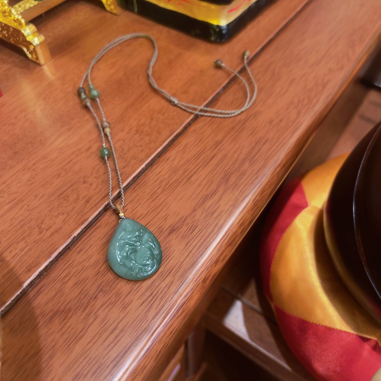 非金属木质吊坠 蓝宫调 老料悟道吊坠 十年奉 M2484