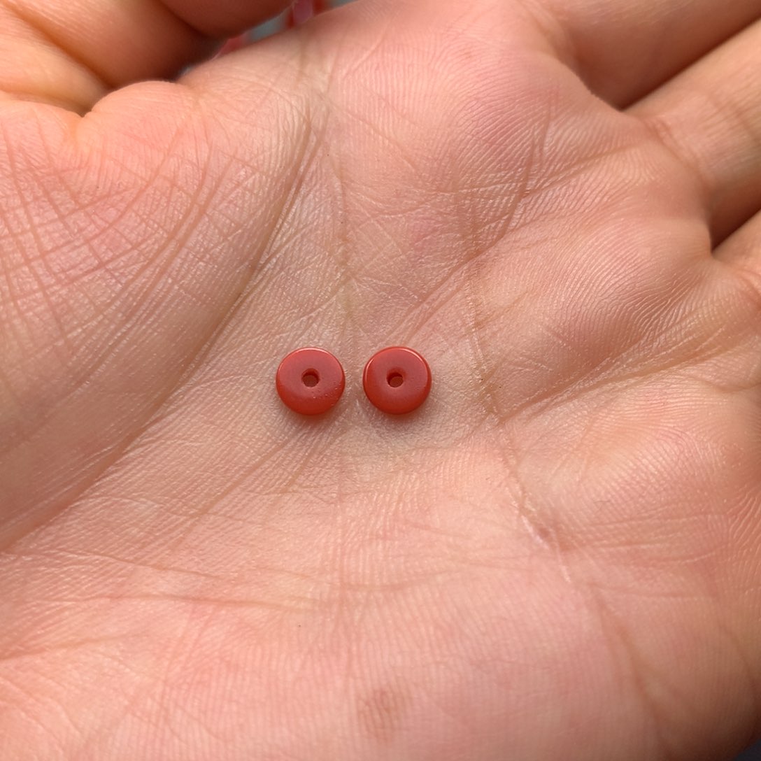 南红玛瑙隔片未镶嵌