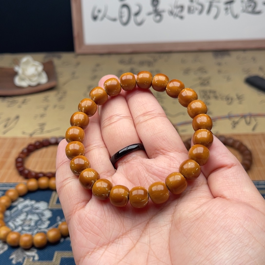 紫金鼠手串实心老型10