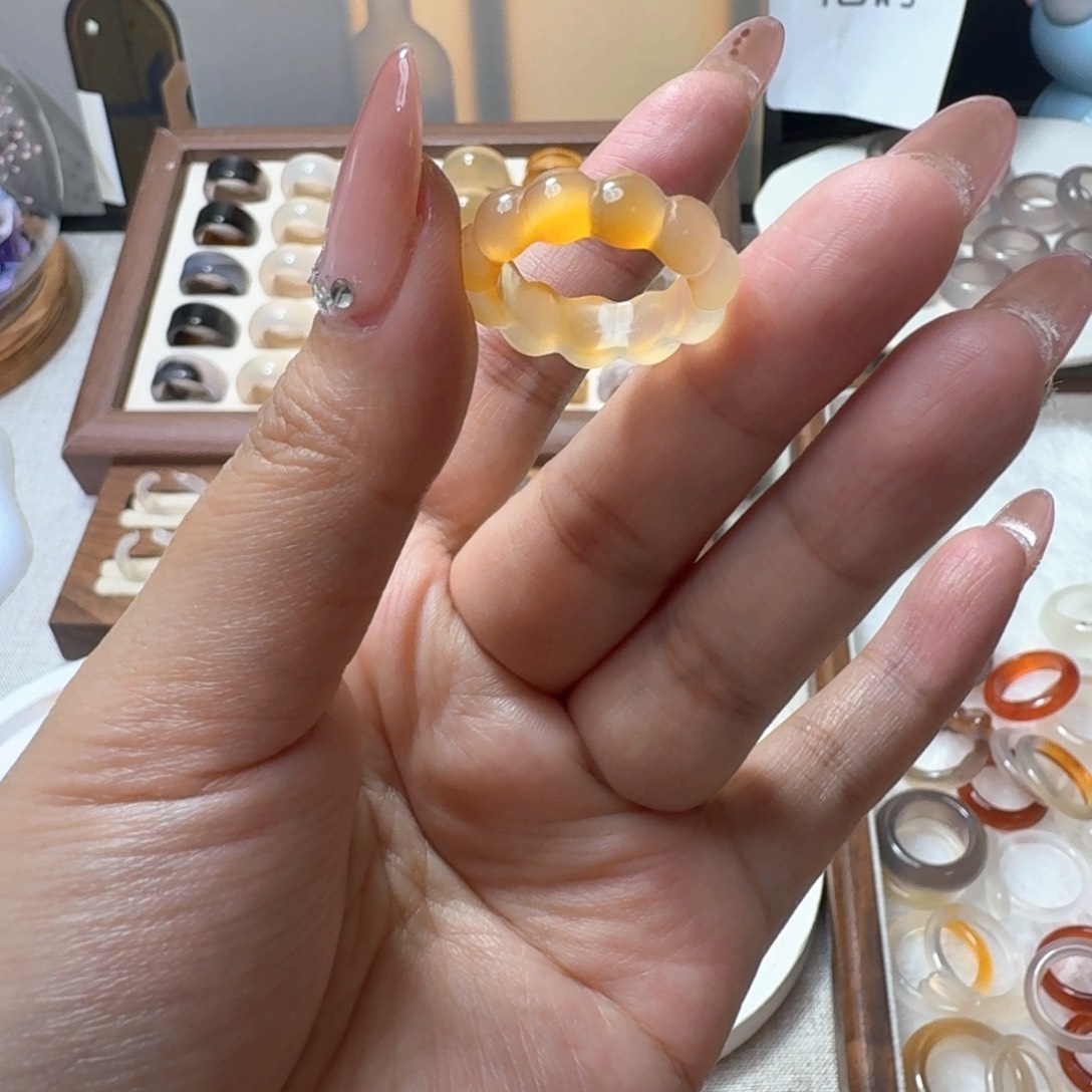 未镶嵌戒指玛瑙/玉髓462港12