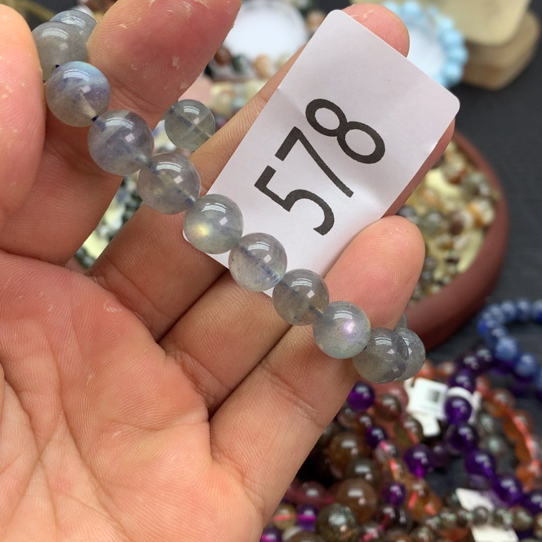 【闪购商品】拉长石手链未镶嵌手链