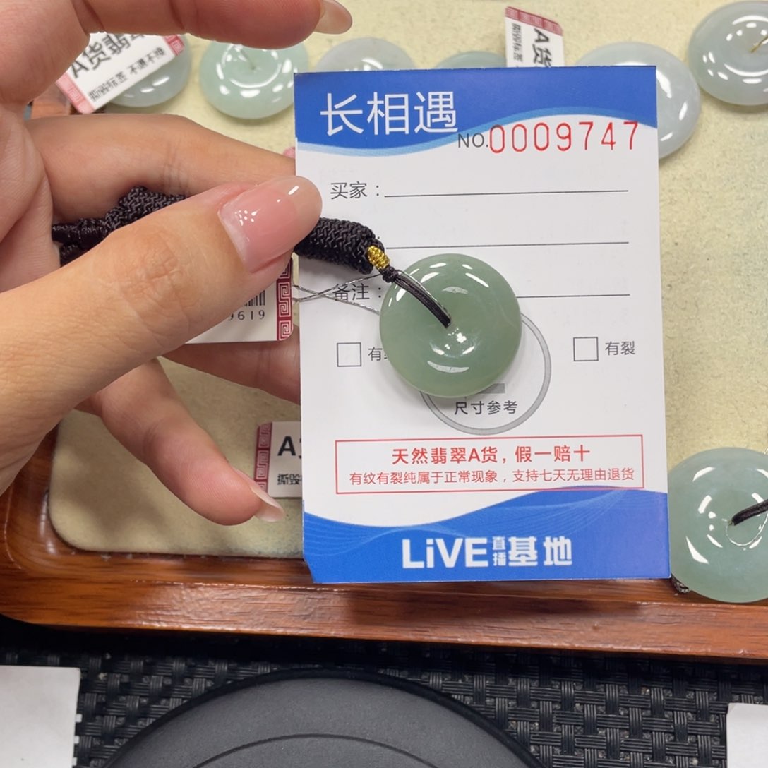 颈饰未镶嵌翡翠翡翠吊坠x9747