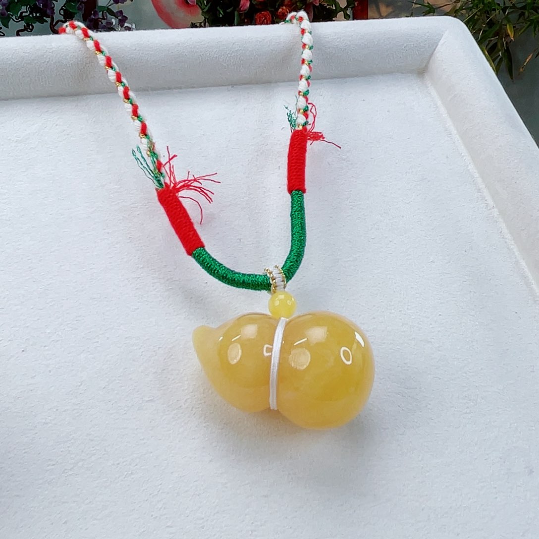 蜜蜡颈饰未镶嵌蜜蜡