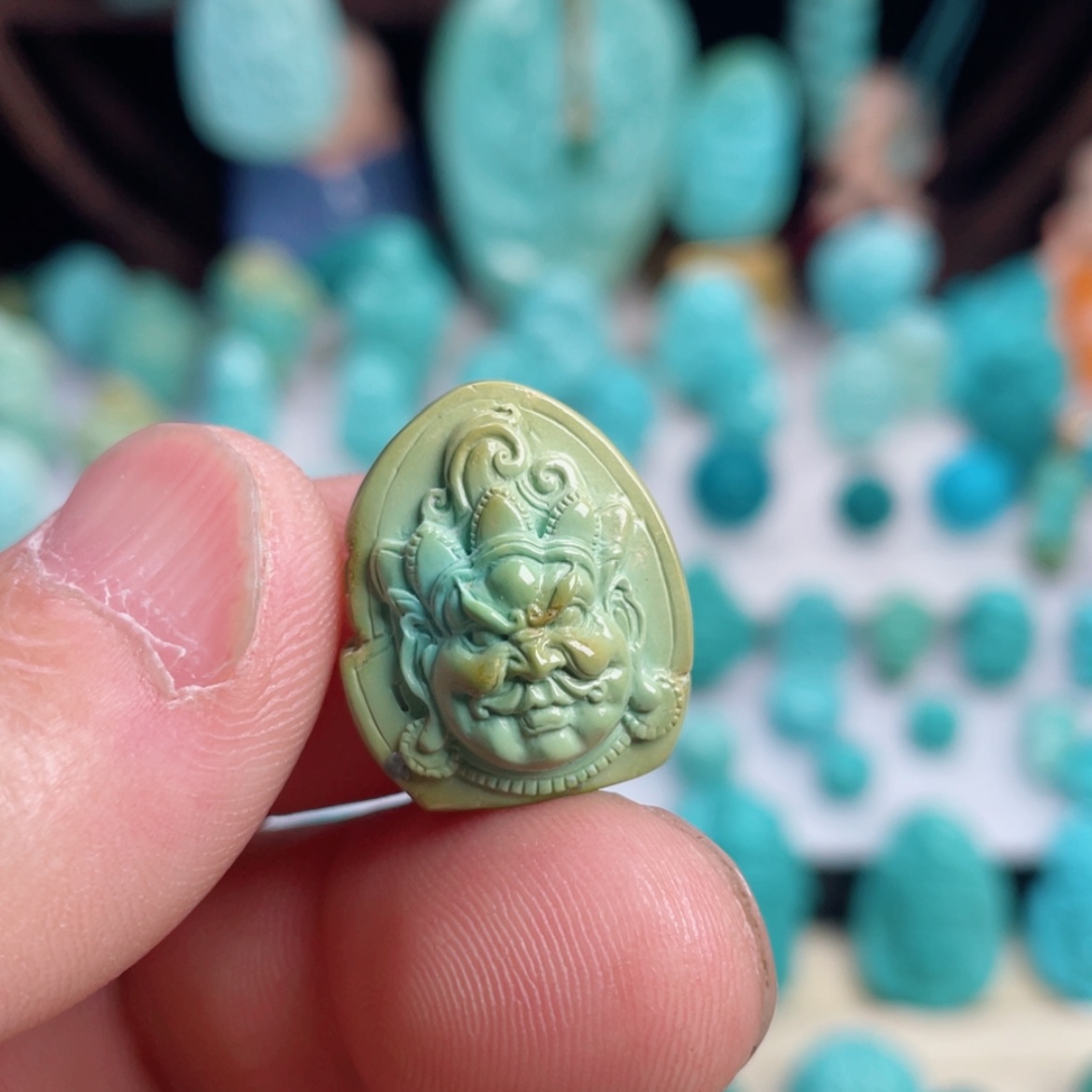 【闪购商品】绿松石吊坠(不含链)未镶嵌