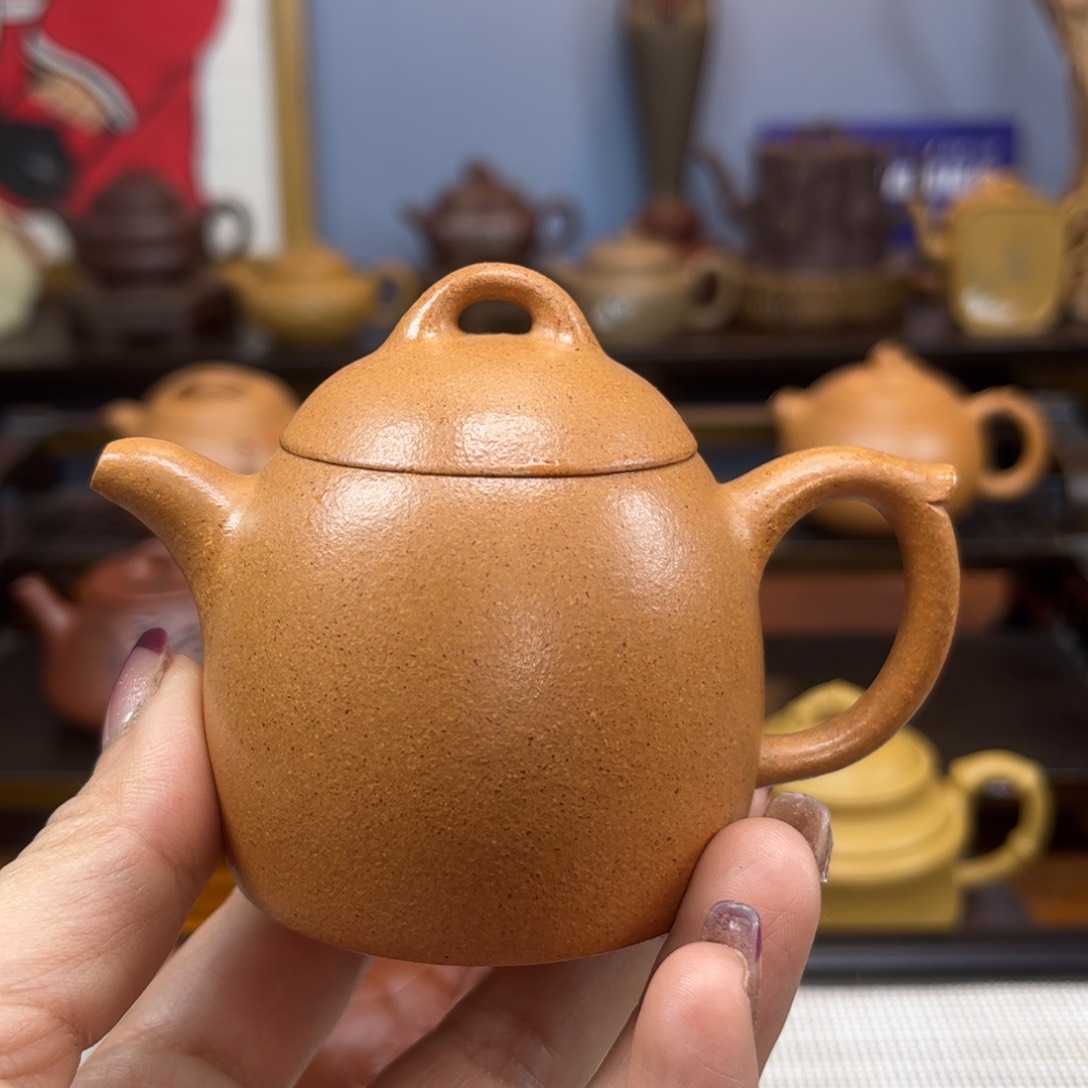 紫砂茶壶大**胖紫砂茶具半手工制作