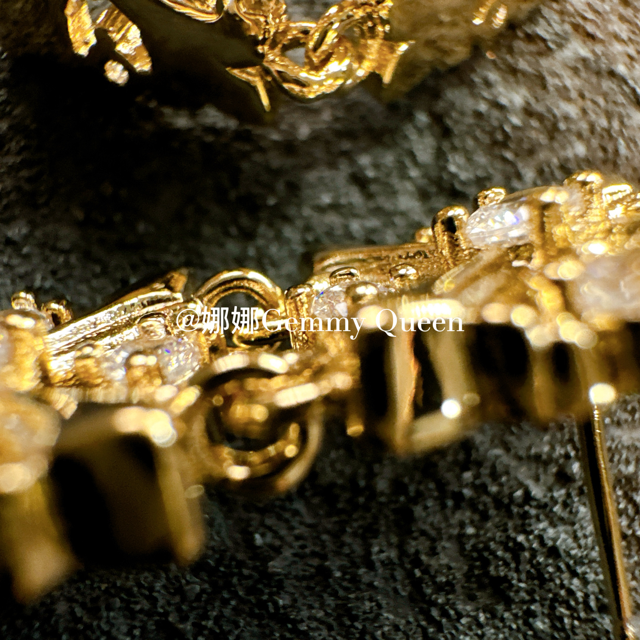 铜合金合成锆石耳饰 娜娜GemmyQueen耳环GQ09824