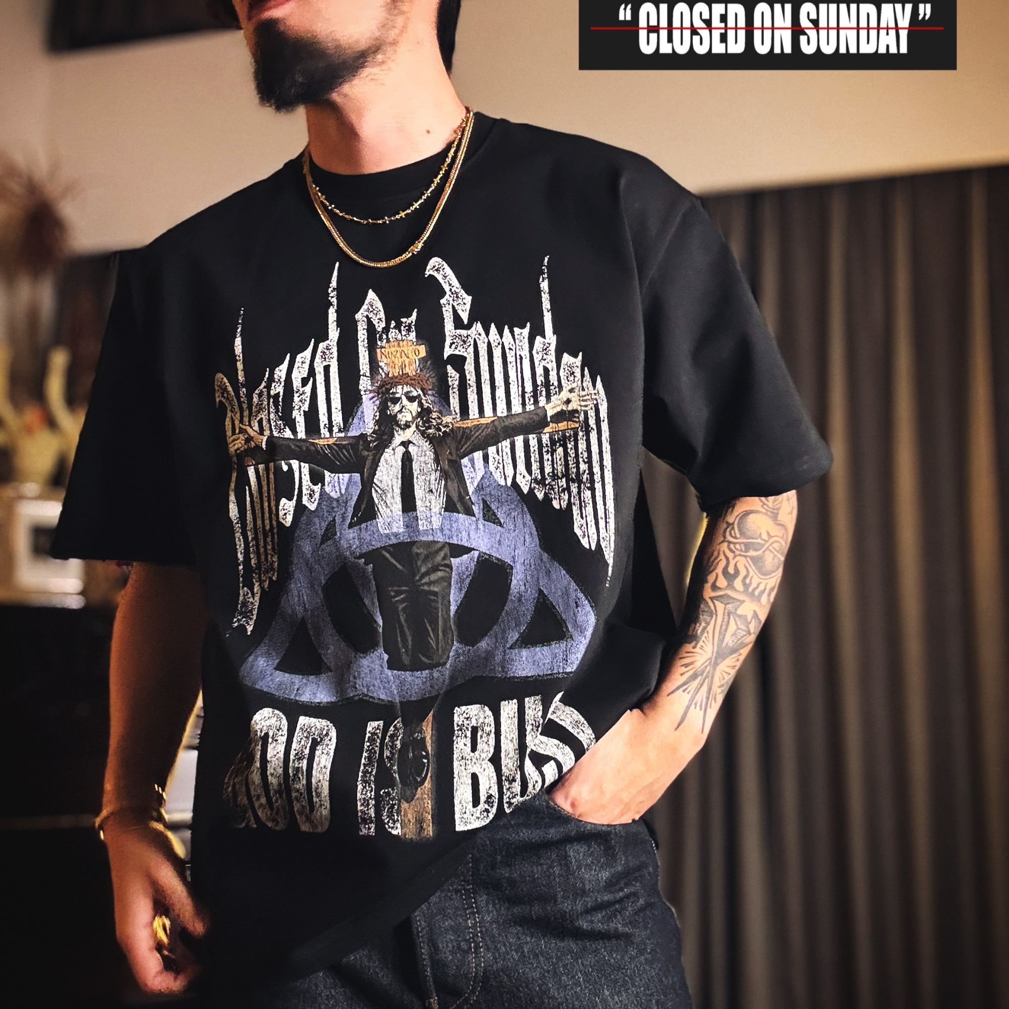 关闭周日 上帝很忙 GOD IS BUSY T恤 新款   百搭 好物  爆款 