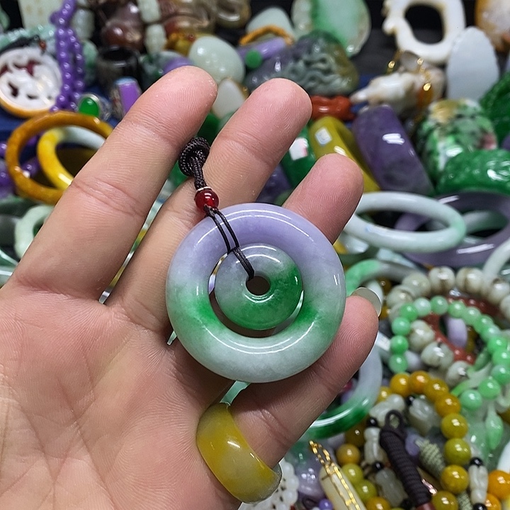 颈饰未镶嵌翡翠缅甸翡翠首饰配饰