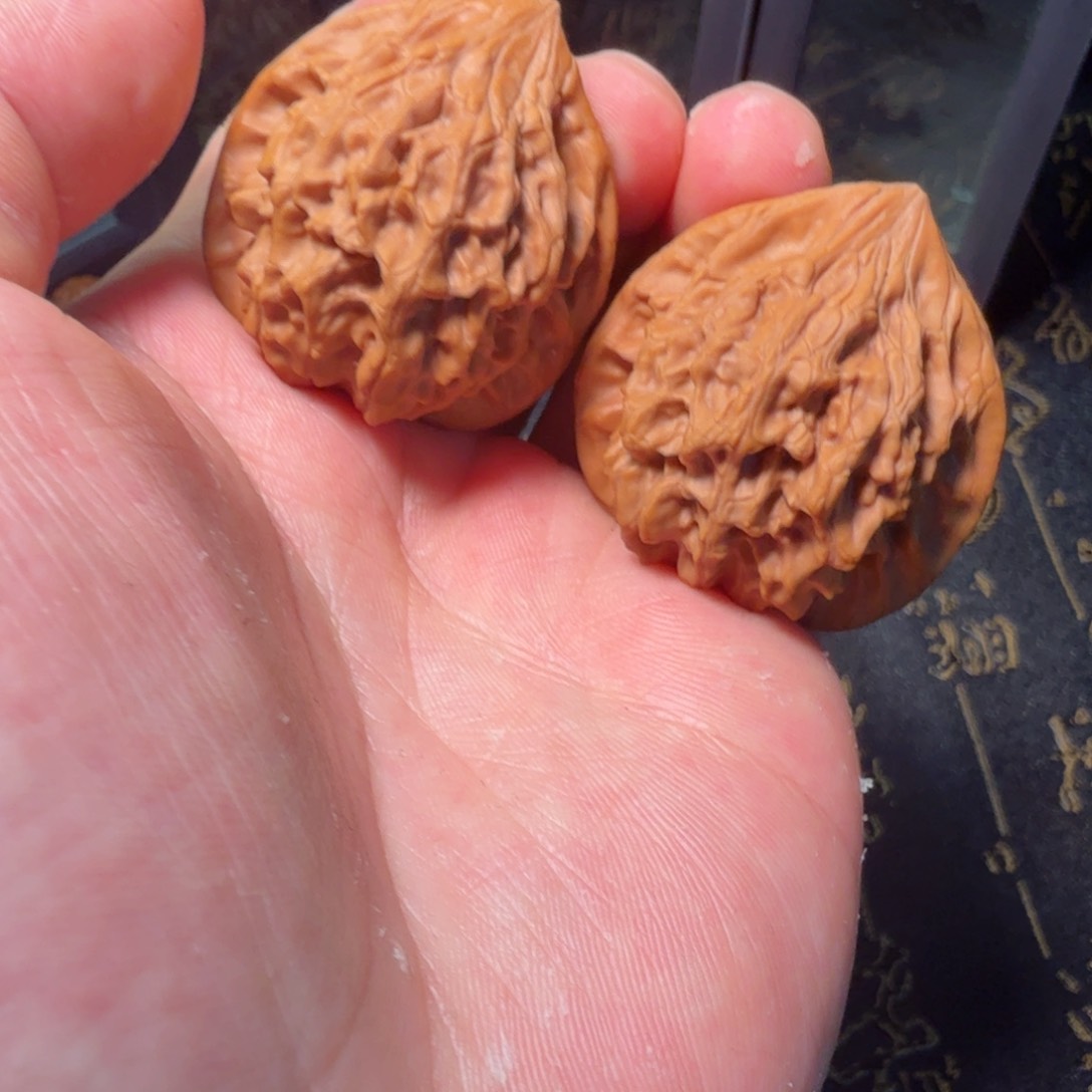 文玩核桃把件七步沟公子帽36