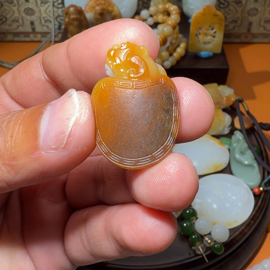 和田玉颈饰未镶嵌一****8