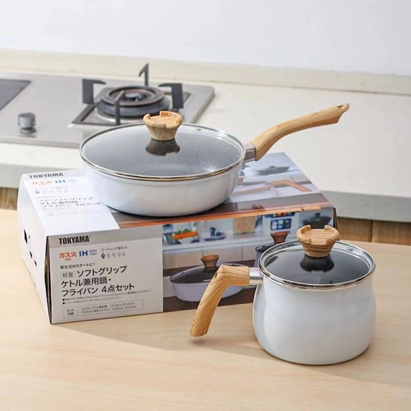 奶锅炒锅套装家用厨房不粘锅热奶杯煮面小锅