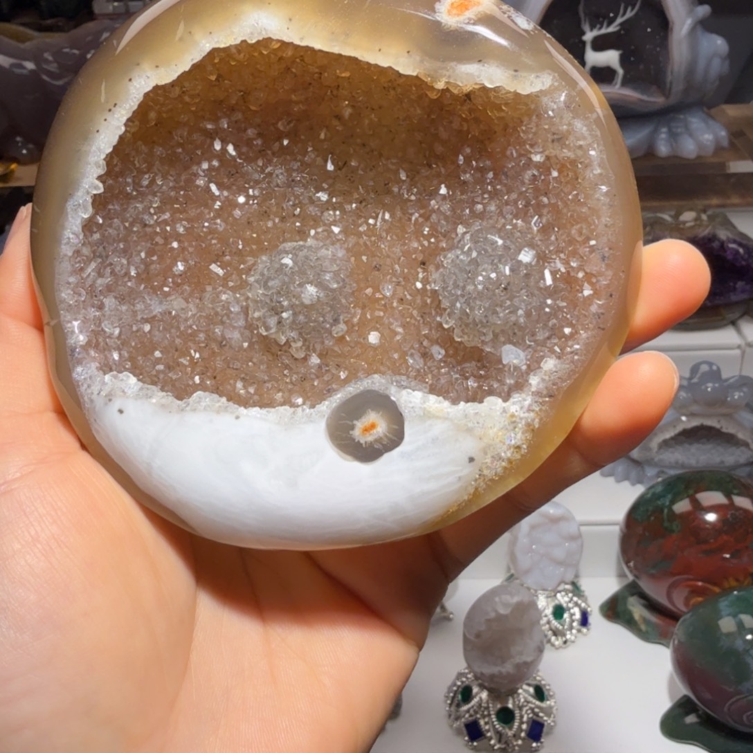 玛瑙/玉髓未镶嵌摆件