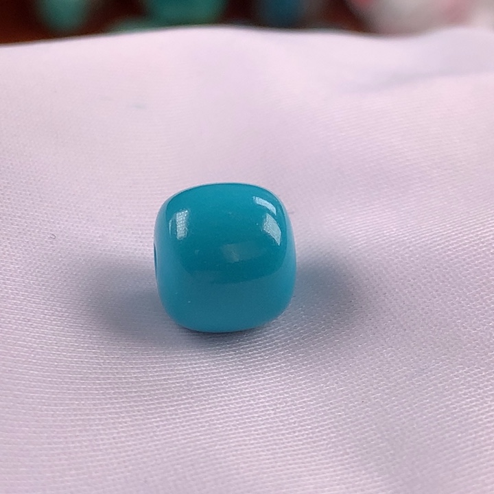 未镶嵌绿松石珠宝奇石10.6x9.7mm