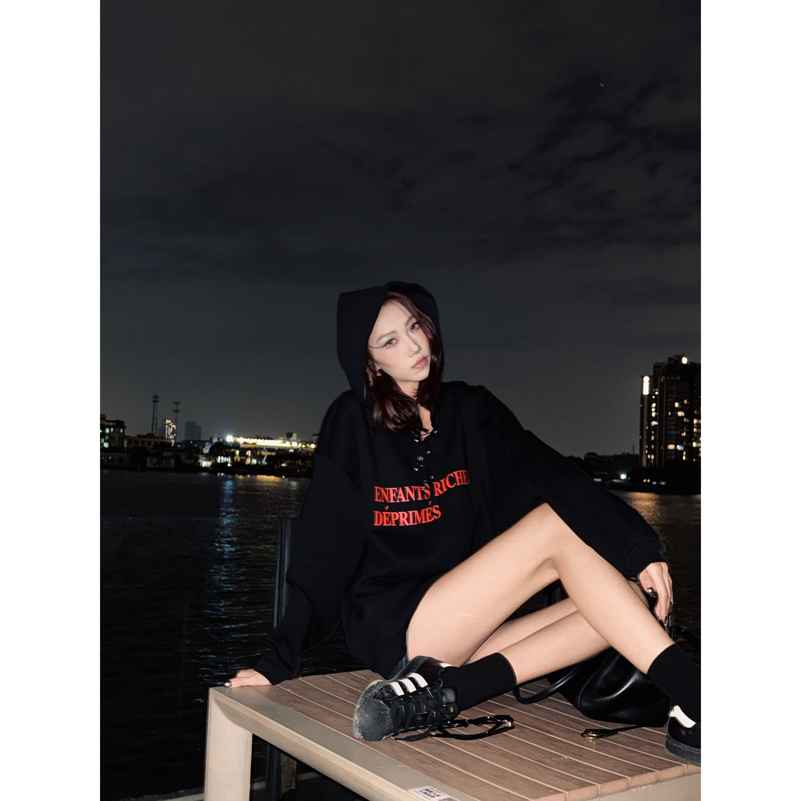 WGD【嘉尔同款卫衣】圆领套头长袖卫衣 男女同款T恤A315