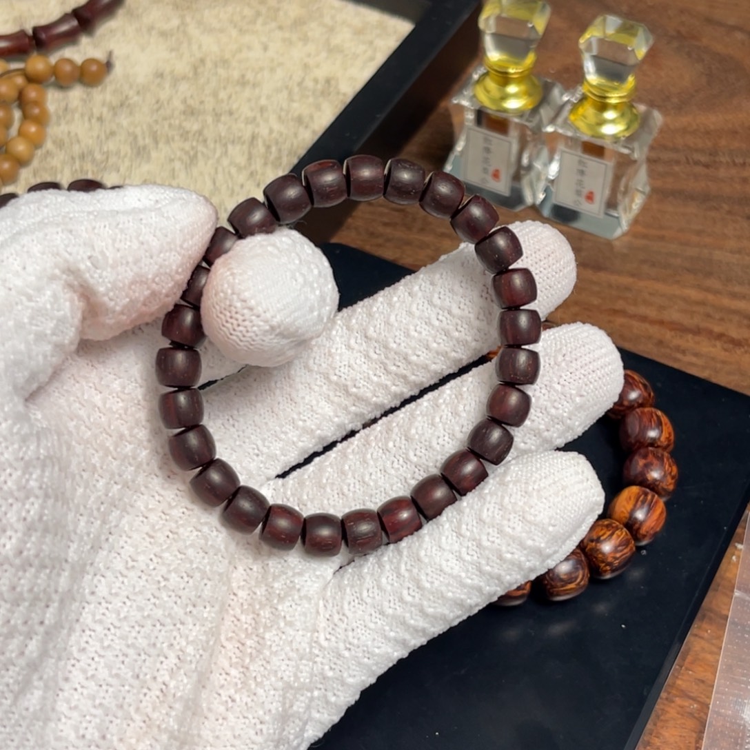 小叶紫檀手串/手链7x8直切