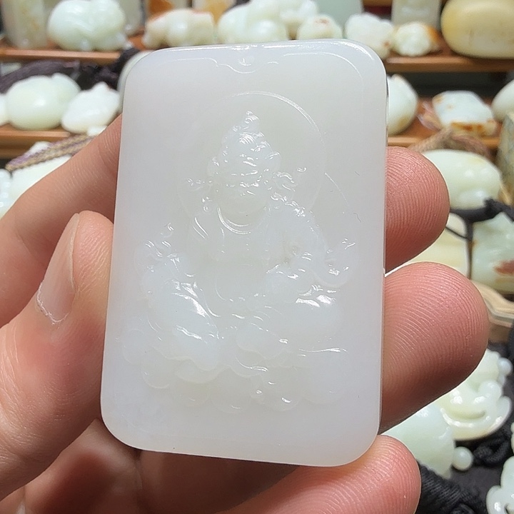 和田玉未镶嵌项链