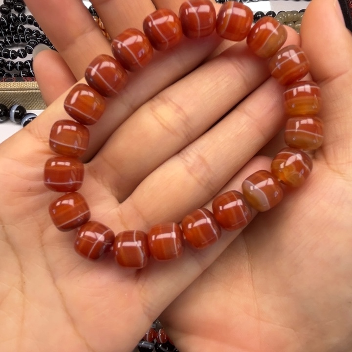 玛瑙/玉髓未镶嵌手链