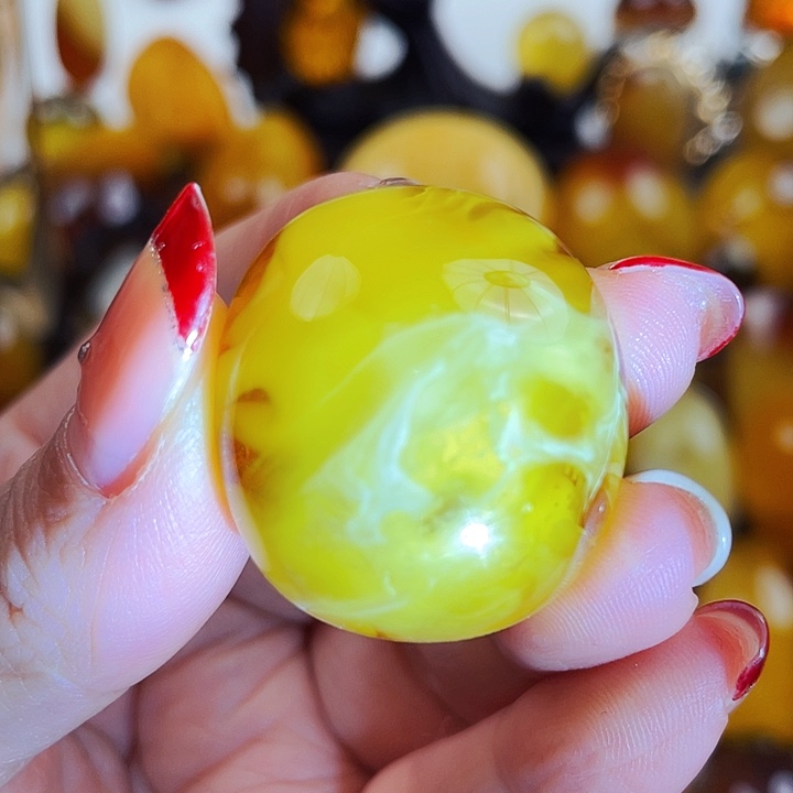 琥珀颈饰未镶嵌吊坠