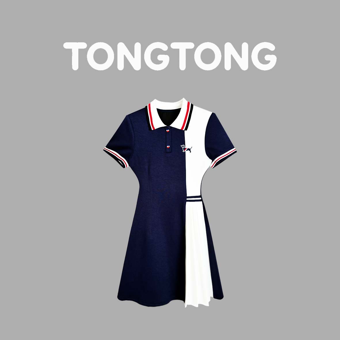 【桐桐】时尚显瘦气质轻奢百搭修身潮流连衣裙GGZ-136