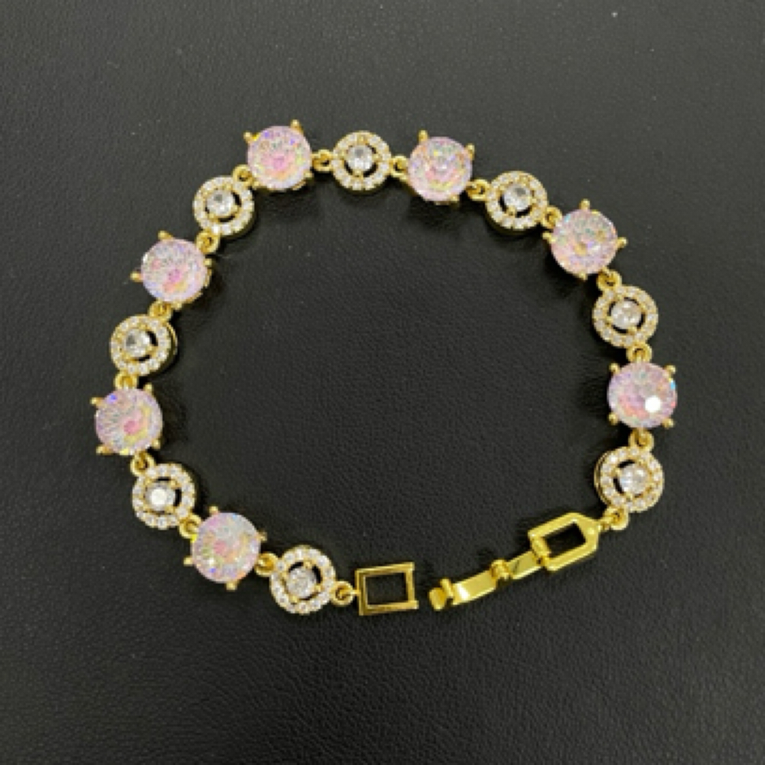 DYJC094 粉色手链