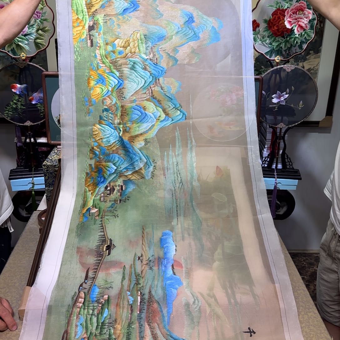 织绣刺绣工艺精湛