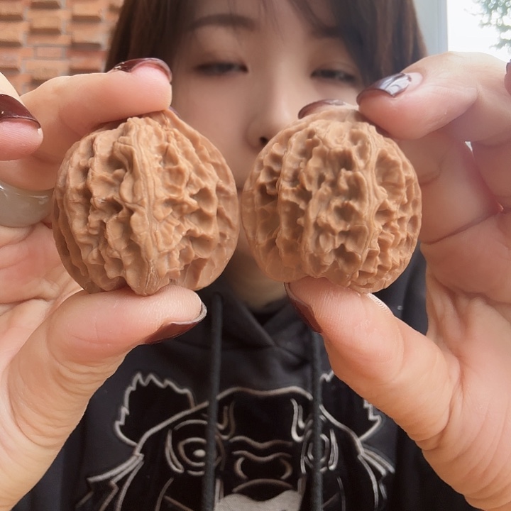 桃核吊坠苹果圆白茬40