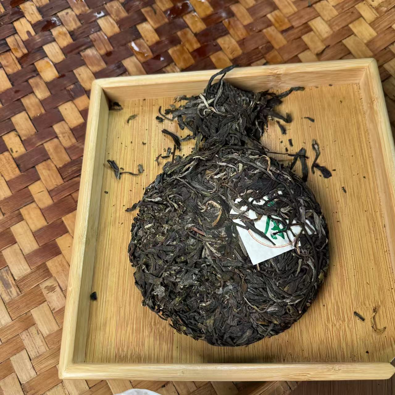 2024年章外石头寨普洱生茶饼茶（200g）1月12【3号】