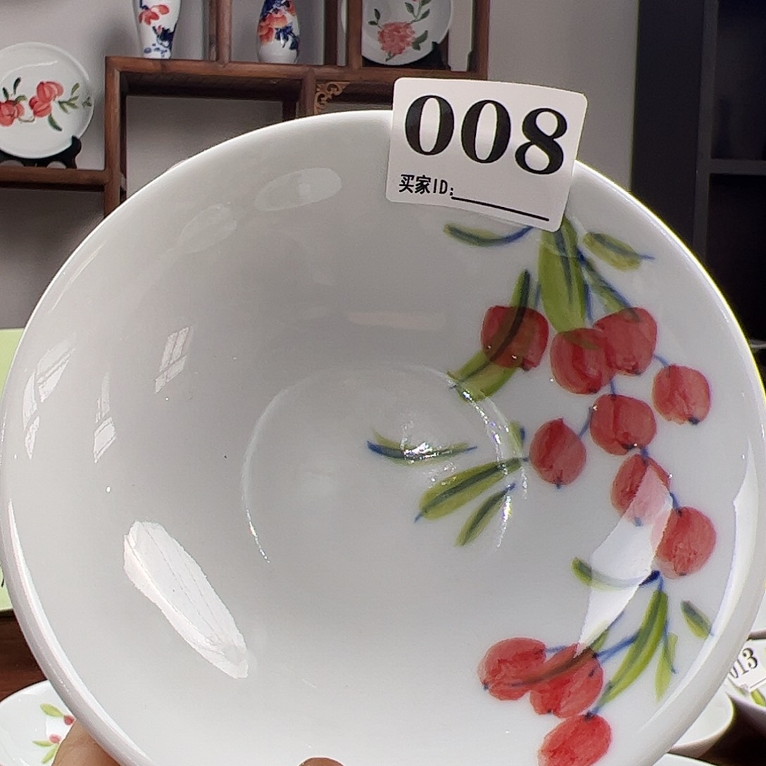 瓷片景德镇陶瓷手工手绘制作