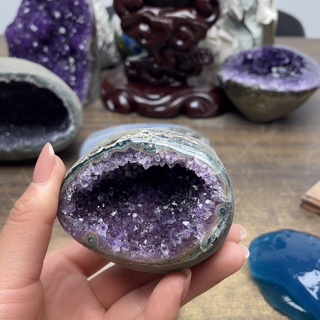 未镶嵌大型摆件（非配饰）紫晶